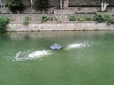 泸州湿地水生态修复景观曝气机设备