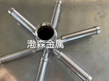 不锈钢楔形丝布水器  鱼刺布水器