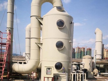 云南洗涤塔喷淋塔工业废气处理厂家设备 应用工业生产厂区废气 甲胄科技