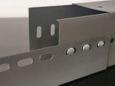 防火槽式直通桥架 加强筋型大跨距走线槽