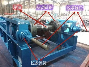 图文了解板式给料机尾轮总成装置
