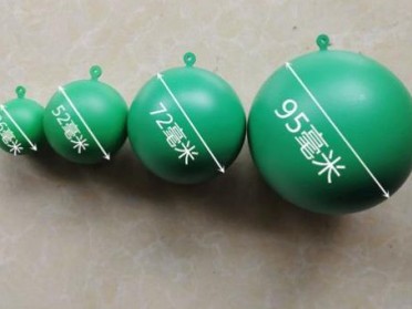 管道检测通水球绿色塑料球管300用实验通水球排水主立管通球